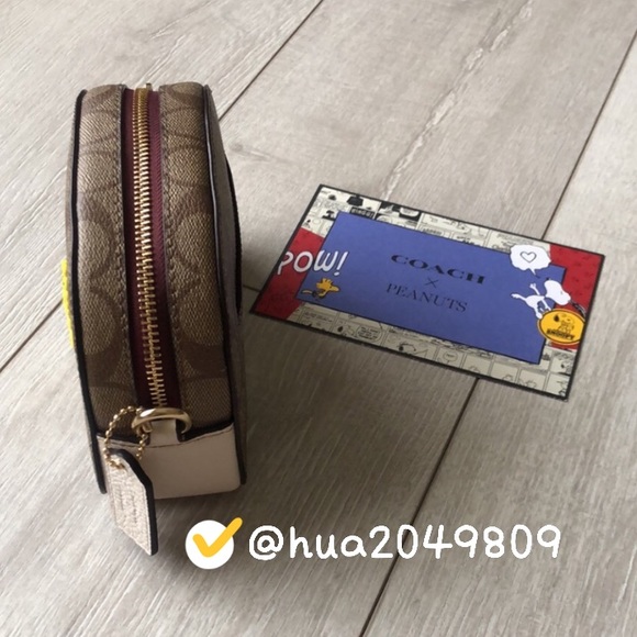 Coach X Peanuts Mini Satchel With Varsity Patches - Picture 7 of 13